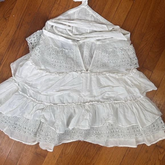 Urban Outfitter Tunic Halter Top Lace Large - Picture 5 of 7